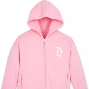 Disneyland Logo Zip Hoodie for Girls – Pink